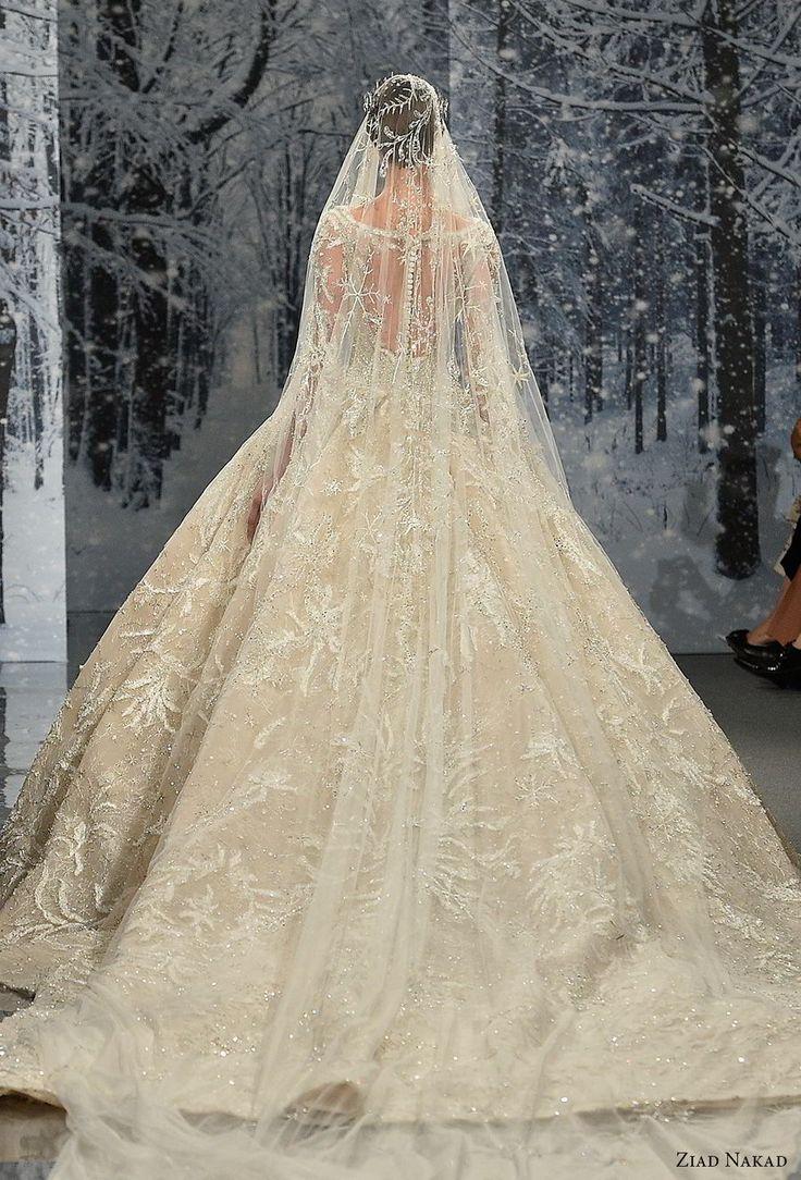Hochzeit - Ziad Nakad Couture Fall 2017 Dresses — “The Snow Crystal” Collection