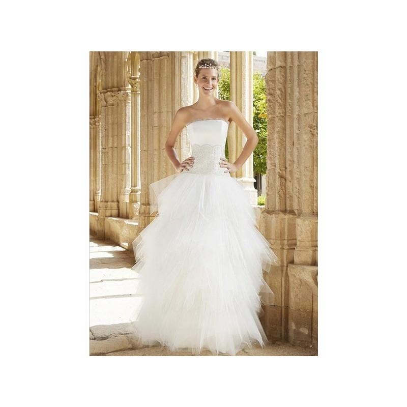 زفاف - Vestido de novia de Raimon Bundó Modelo Malibu - 2015 Princesa Palabra de honor Vestido - Tienda nupcial con estilo del cordón