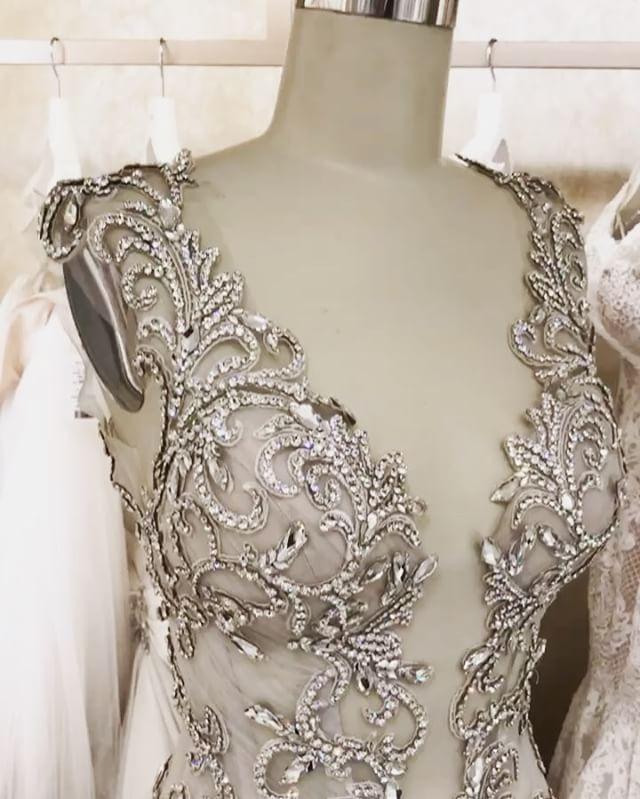 Pnina Tornai Silver Wedding Dress Sale ...