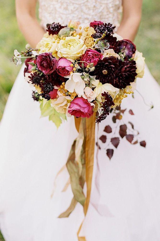 Wedding - 30 Bohemian Wedding Bouquets That Are Totally Chic