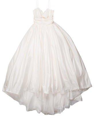 زفاف - Amsale Coco High-Low Wedding Gown