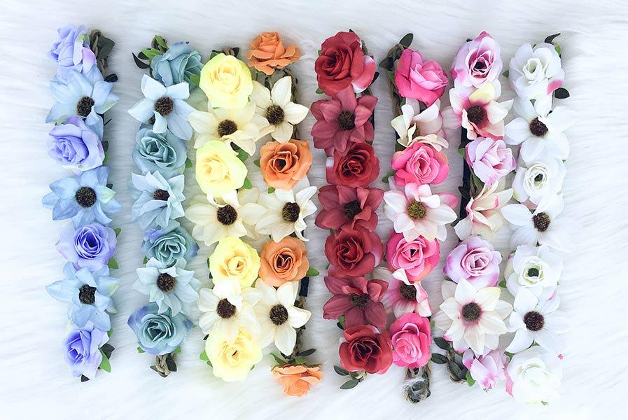 Hochzeit - Bachelorette Flower Crowns 