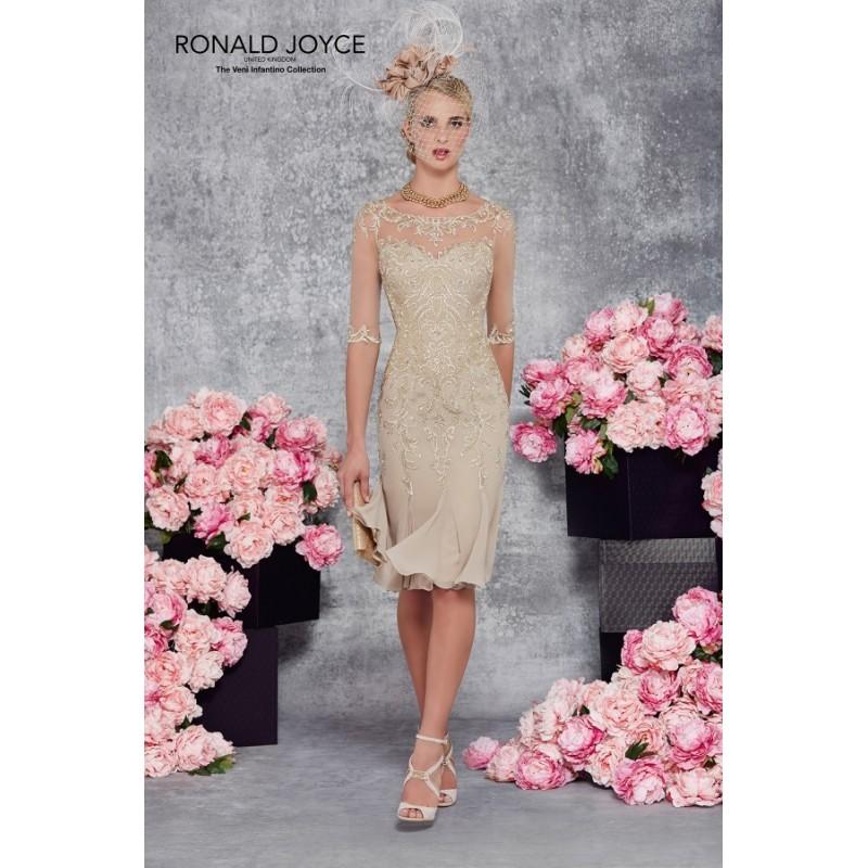 Mariage - Ronald Joyce Style 991163 by Ronald Joyce - Short High  Illusion Veni Infantino - Bridesmaid Dress Online Shop