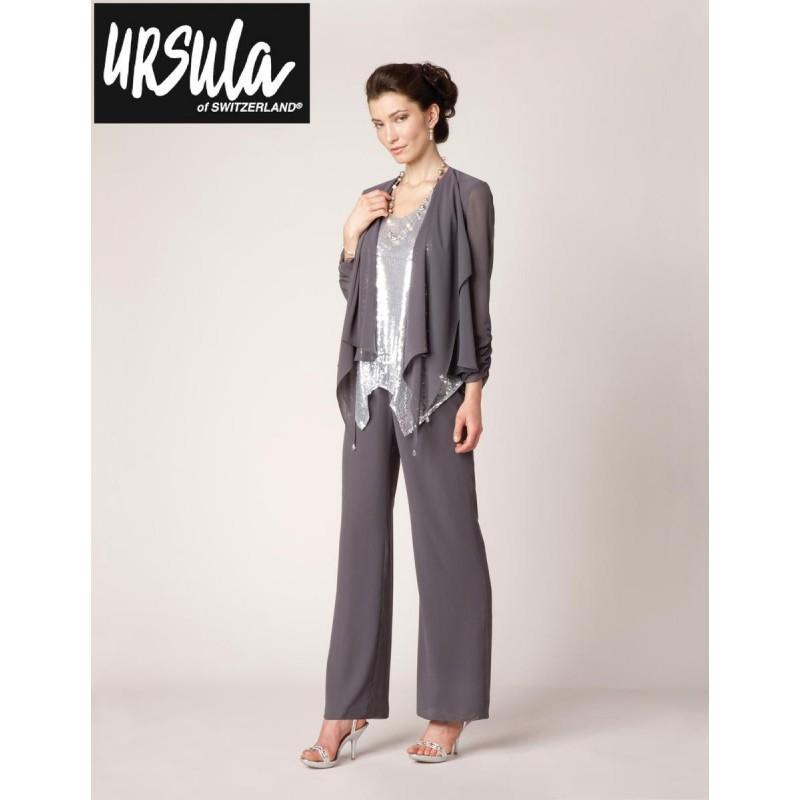 Mariage - Silver/Charcoal Ursula 41233 Ursula of Switzerland - Top Design Dress Online Shop