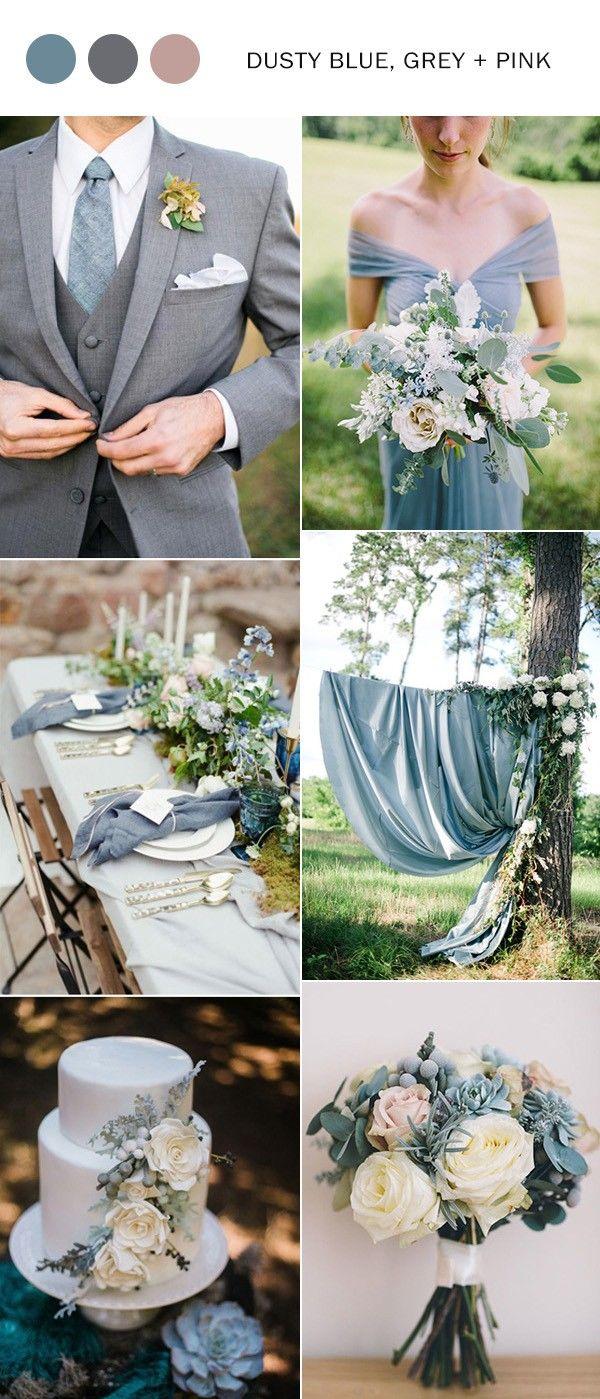 Mariage - Top 10 Wedding Color Ideas For 2018 Trends