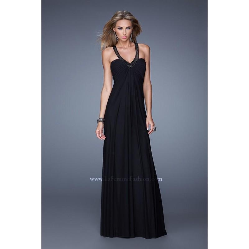 زفاف - Black Sugarplum La Femme 20903 La Femme Prom - Top Design Dress Online Shop