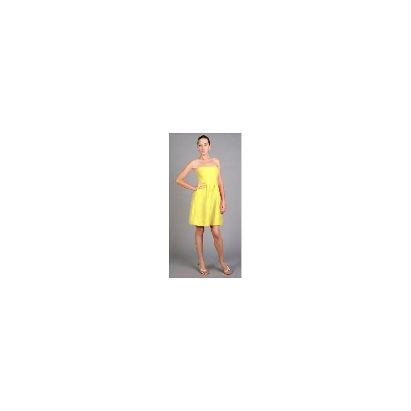 Mariage - Strapless Yellow Dresses by Shoshanna - Charming Wedding Party Dresses
