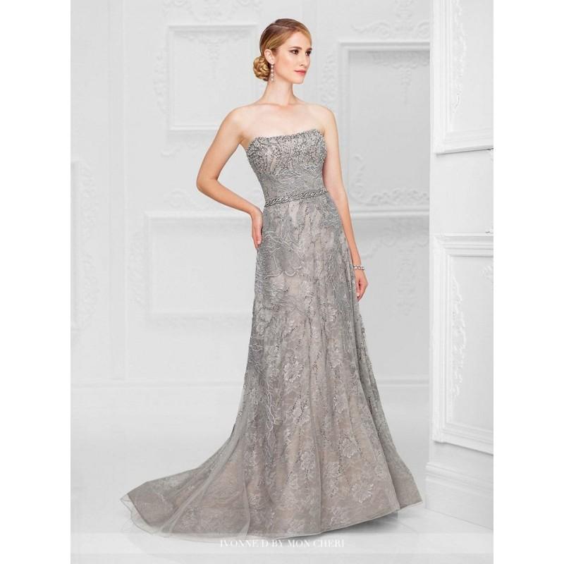 زفاف - Ivonne D for Mon Cheri 117D64 Embroidered Tulle Gown - Brand Prom Dresses