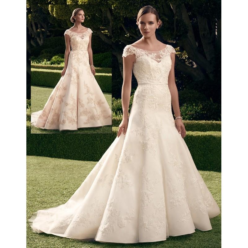 زفاف - Casablanca Bridal 2180 Satin Sweetheart Bodice Brush Train - Trumpet Skirt Sweetheart Casablanca Bridal Wedding Long Dress - 2017 New Wedding Dresses