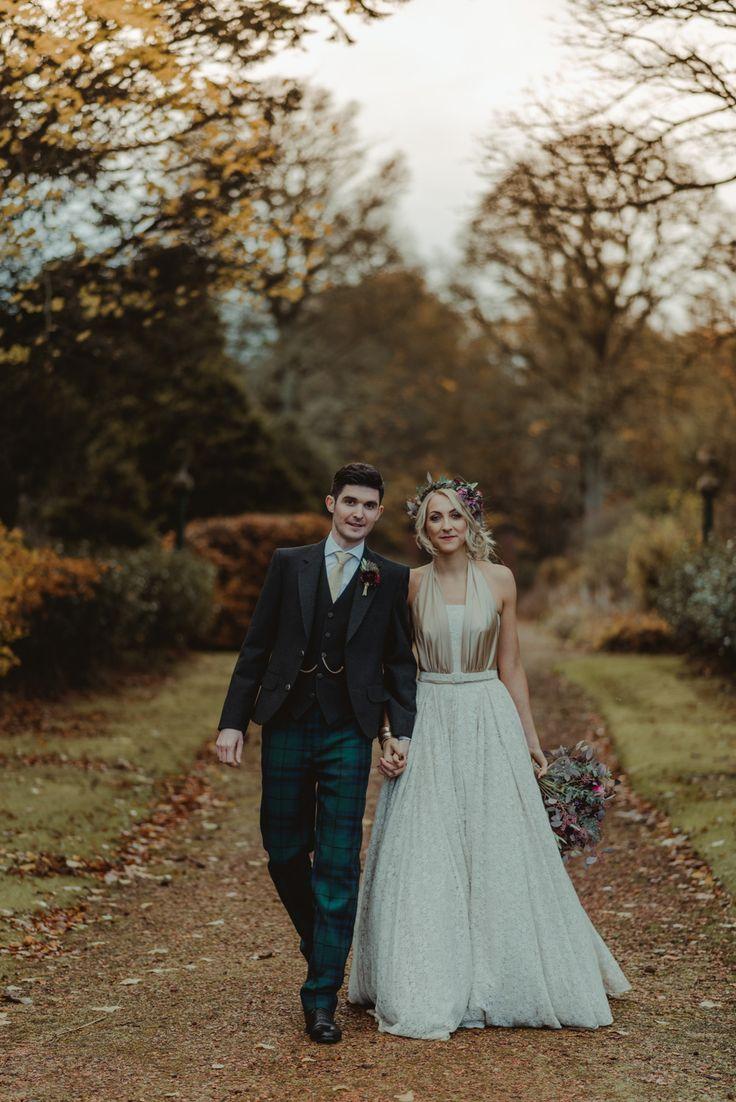 Свадьба - Beautiful Autumn Fall Wedding At Kirknewton Estate Scotland