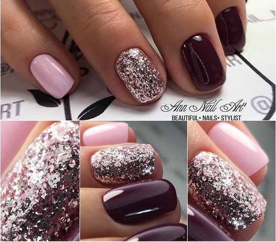 Wedding - 54 Autumn Fall Nail Colors Ideas You Will Love