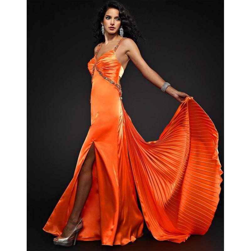 زفاف - Landa Cire PE279WT Vibrant Orange,Moss,Ember,Aquarius Dress - The Unique Prom Store