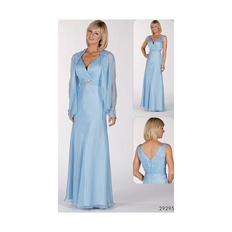 زفاف - Alyce Paris JDL Mothers Silky Chiffon Evening Dress 29295 - Brand Prom Dresses