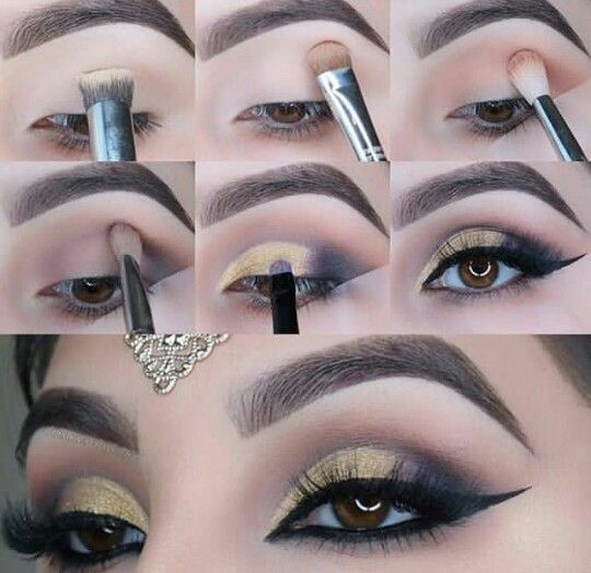 زفاف - Gold Smokey Eye Makeup