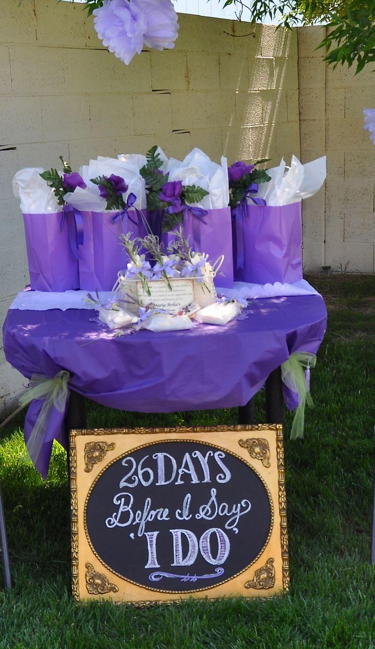 Свадьба - Purple And Lavender Bridal Shower