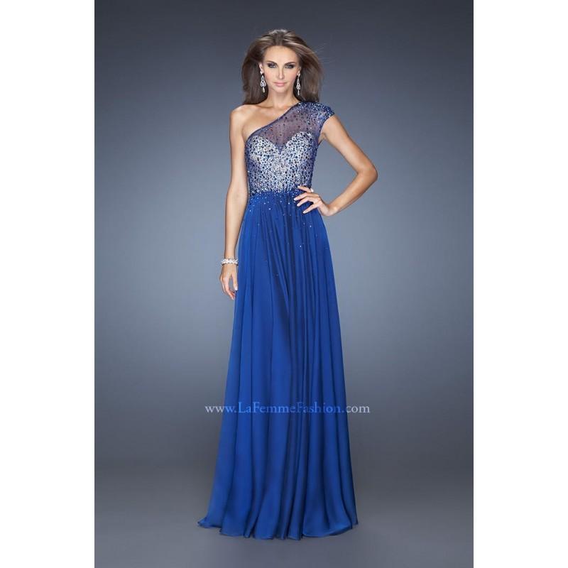 Mariage - La Femme 20141 Marine Blue,Electric Purple,Hot Fuchsia,Peacock Dress - The Unique Prom Store