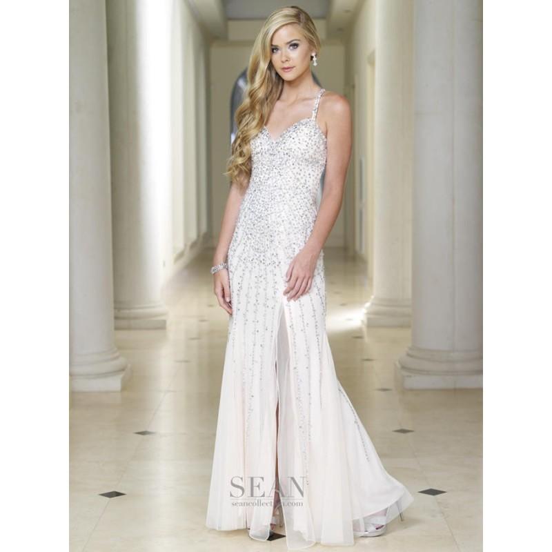 زفاف - Sean Collection 50498 Pearl Beaded Gown - Brand Prom Dresses