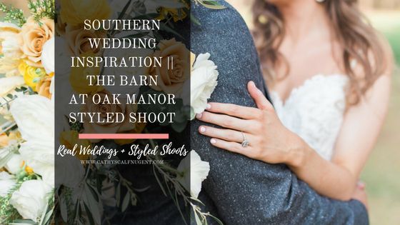 Hochzeit - Southern Wedding Inspiration // The Barn At Oak Manor Styled Shoot