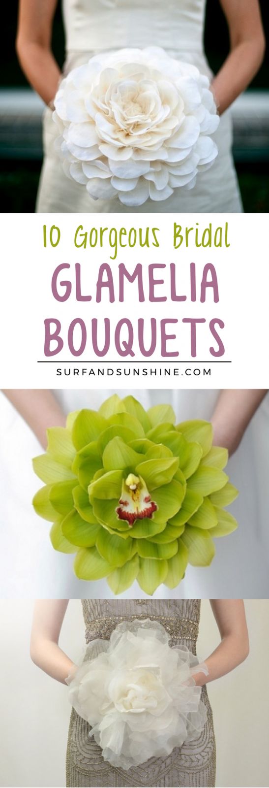 Mariage - 10 Gorgeous Glamelia Bridal Bouquets For Your Dream Wedding
