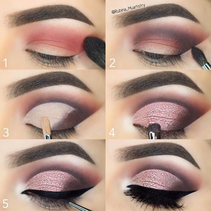 Makeup Pink Sparkly Cut Crease Tutorial 2784099 Weddbook