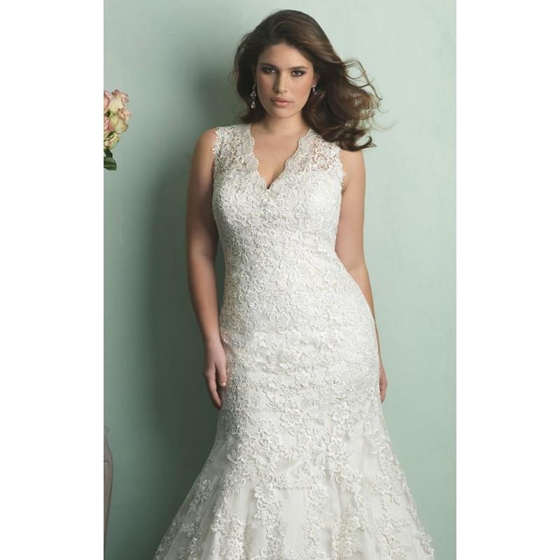 زفاف - Lace Wedding Gown by Allure Bridals - Color Your Classy Wardrobe