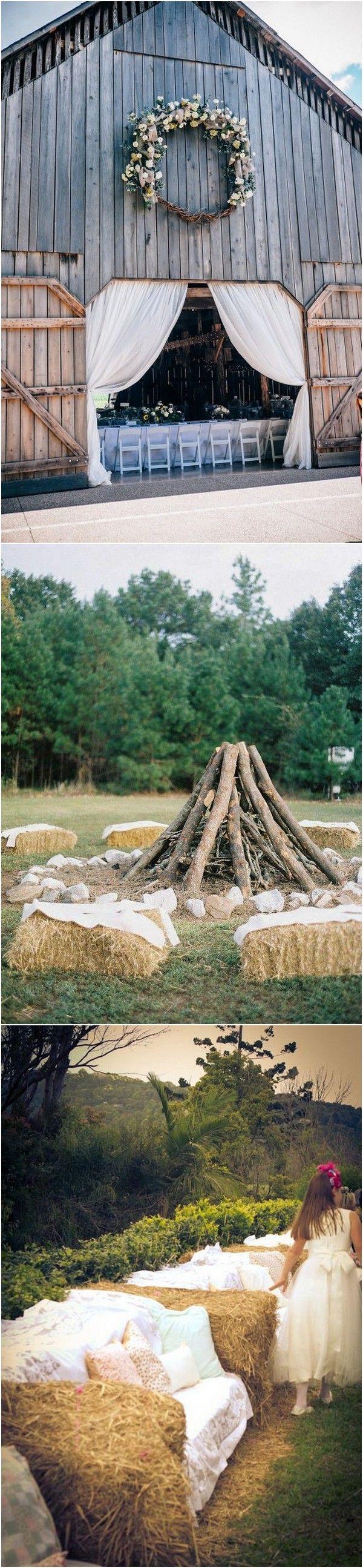 Wedding - Trending-26 Country Rustic Farm Wedding Ideas For 2018 - Page 3 Of 4