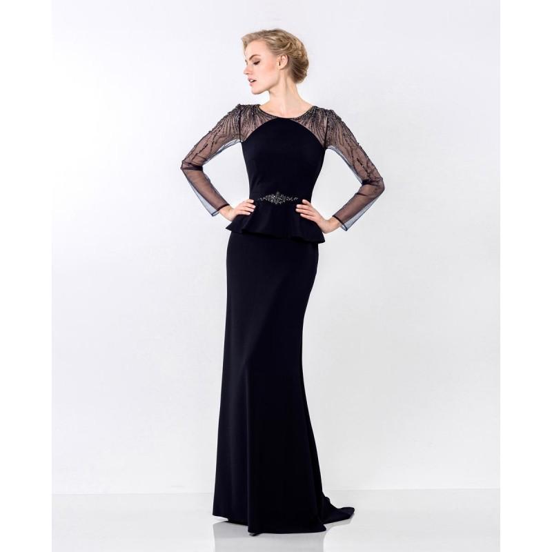 Свадьба - Terani Mother of the Bride 1522M0655 Navy,Champagne,Wine Dress - The Unique Prom Store