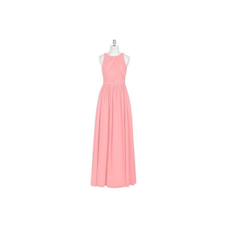 Mariage - Flamingo Azazie Harper - Chiffon Floor Length Scoop Back Zip Dress - Charming Bridesmaids Store