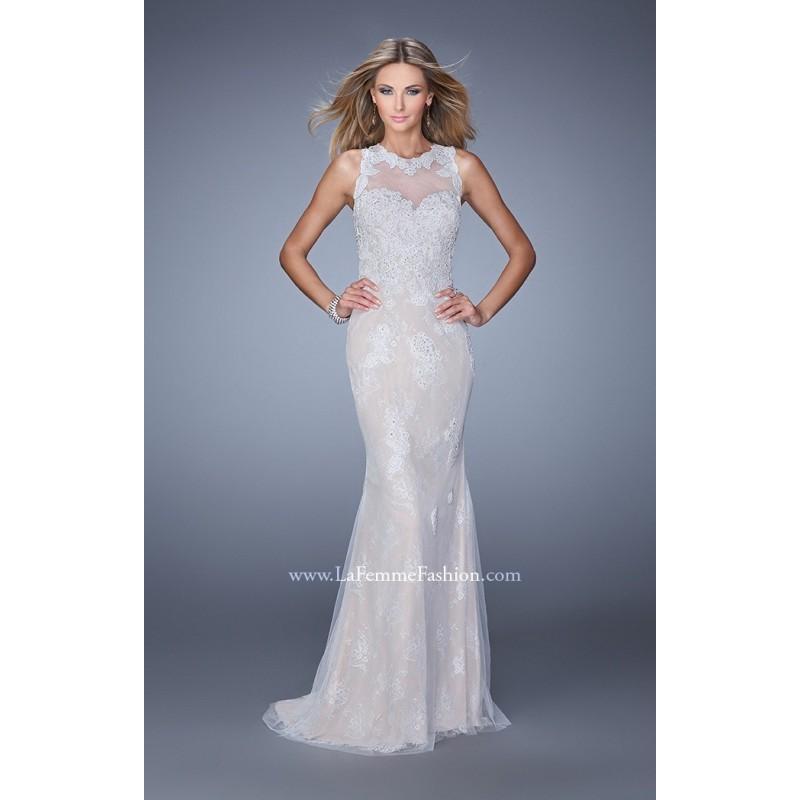 Mariage - Mint Gigi 21326 - Cut-outs Lace Dress - Customize Your Prom Dress