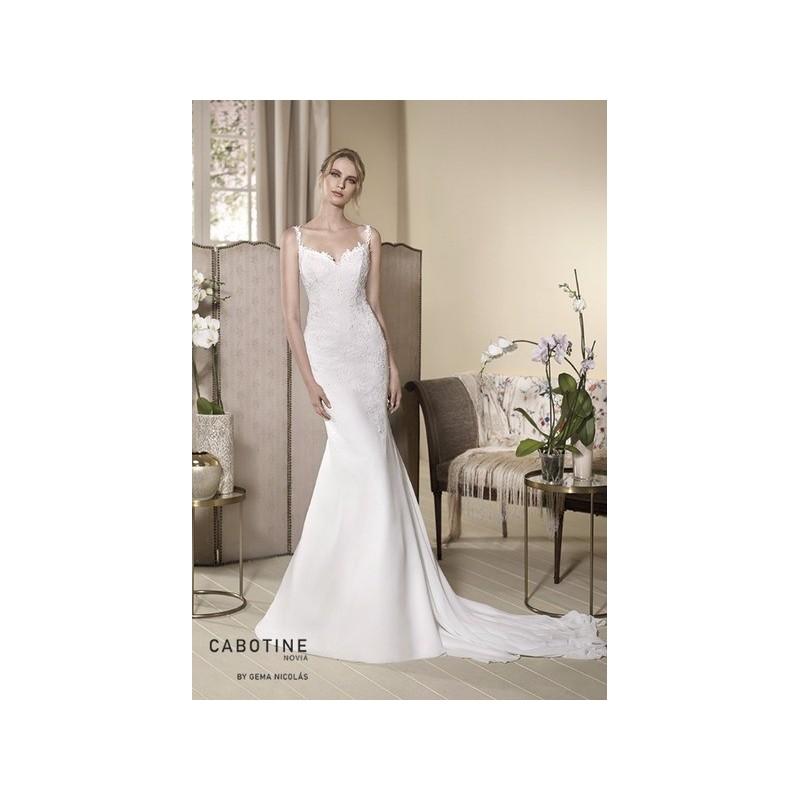 زفاف - Vestido de novia de Cabotine Modelo Amapola frente - 2017 Sirena Tirantes Vestido - Tienda nupcial con estilo del cordón