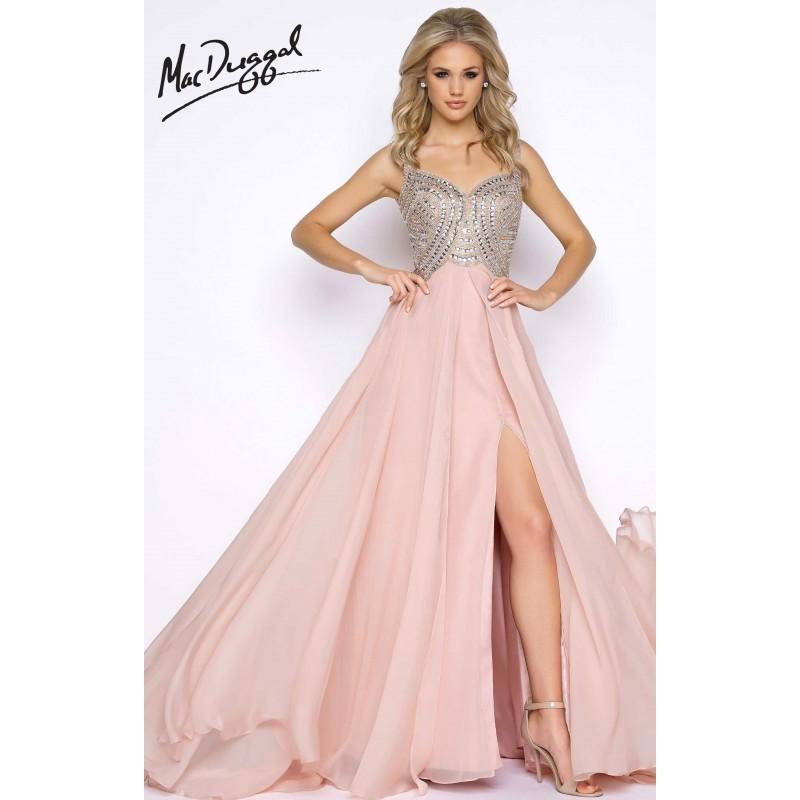 زفاف - Ivory Cassandra Stone 51046A - A Line Long Chiffon Dress - Customize Your Prom Dress