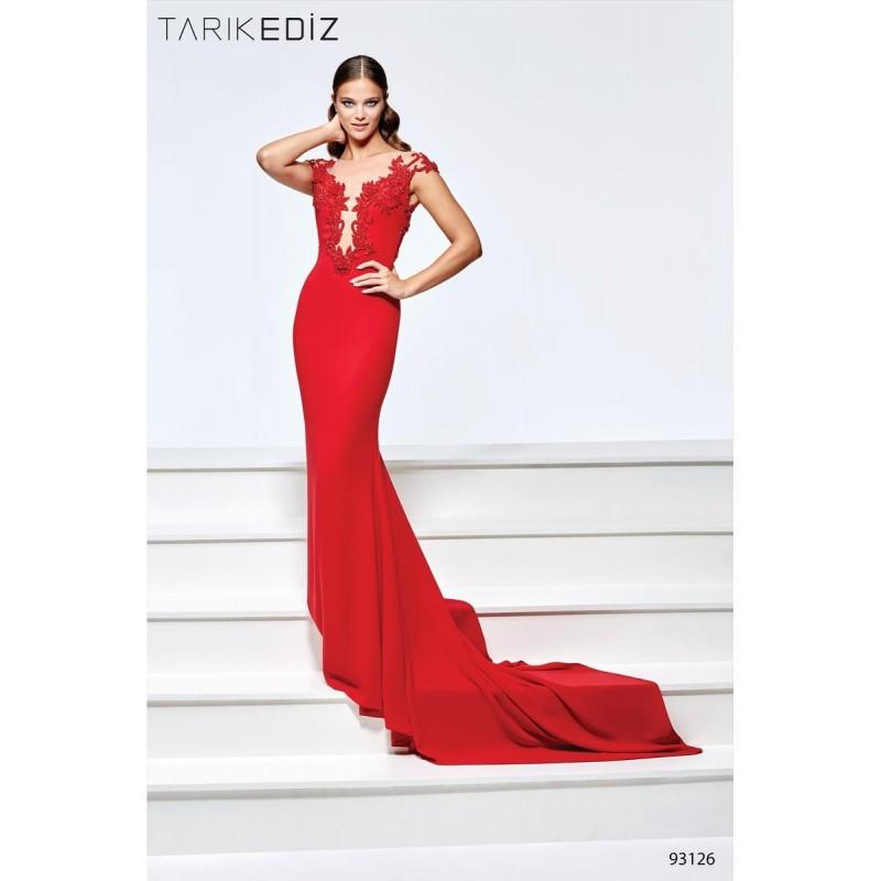 Wedding - Tarik Ediz 93126 Tarik Ediz - Top Design Dress Online Shop