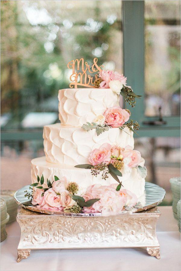 Hochzeit - 20 Rustic Wedding Cakes For Fall Wedding 2015