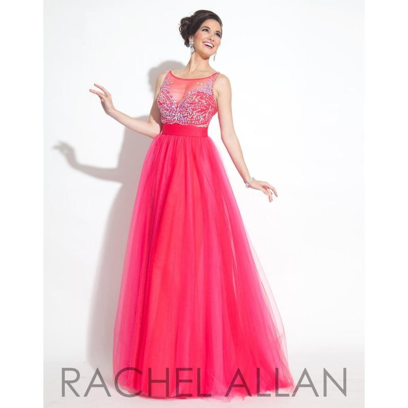 Hochzeit - Watermelon Rachel Allan Prom 6955 Rachel ALLAN Long Prom - Rich Your Wedding Day
