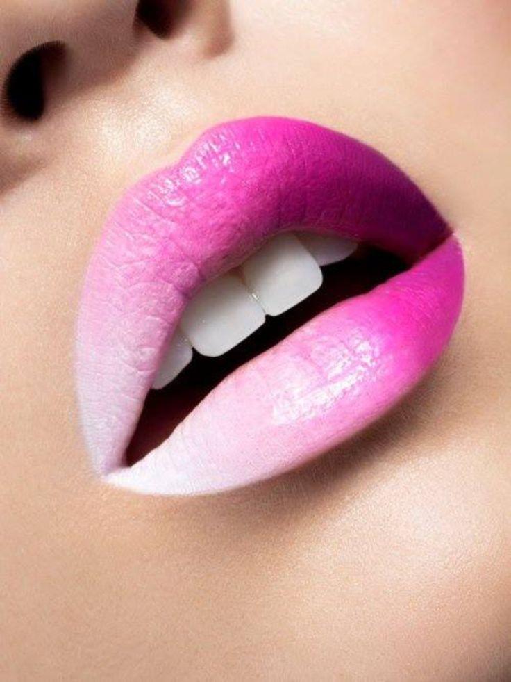 Hochzeit - Pink Ombre Lips