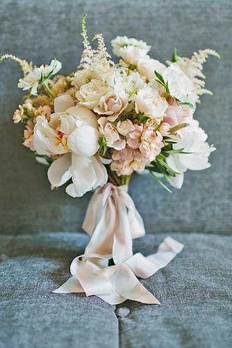 Mariage - 33 Glamorous Blush Wedding Bouquets That Inspire