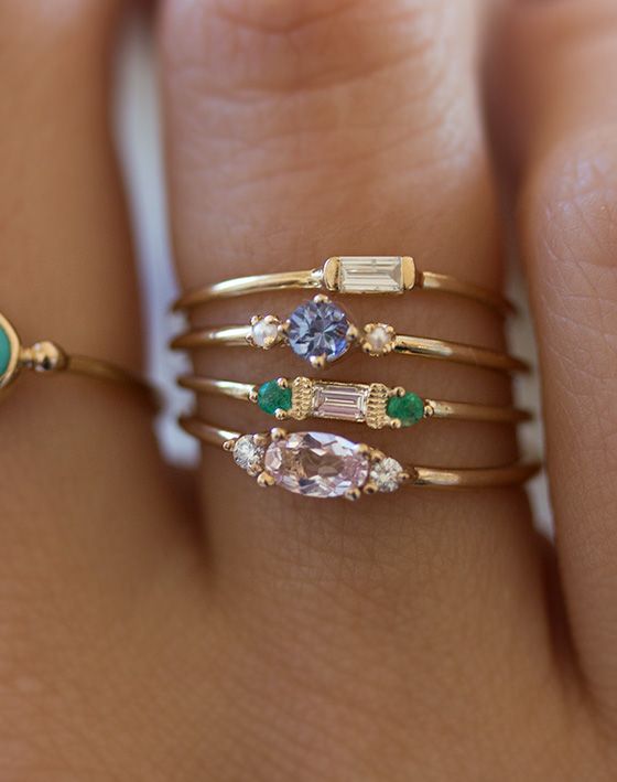 Wedding - Morganite With Side Diamonds Ring