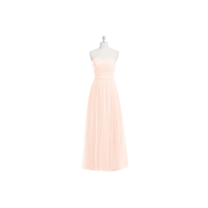 Hochzeit - Pearl_pink Azazie Mavis - Back Zip Tulle Sweetheart Floor Length Dress - Cheap Gorgeous Bridesmaids Store