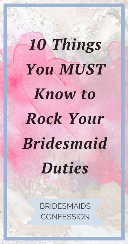 Hochzeit - How To Rock Your Bridesmaid Duties Guest Post