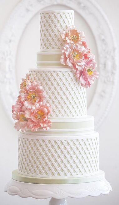 Hochzeit - Stripped Cake
