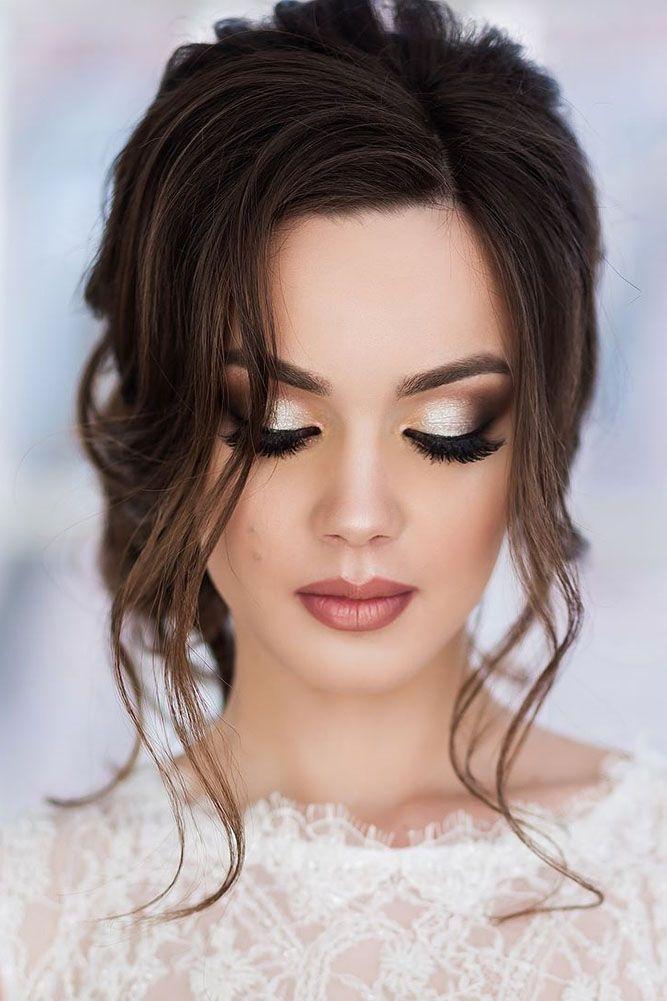 Свадьба - 30 Stylish Wedding Hair And Makeup Ideas