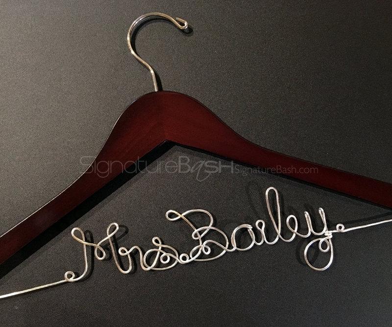 Hochzeit - Sale Today Only!! Bridal Hanger / Wedding Hanger BLOW-OUT / Custom Bridal Hanger / Personalized Wedding Hanger / Personalized Bridal Gift