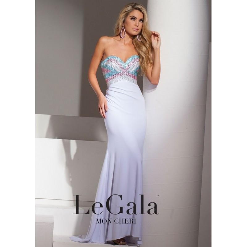 Mariage - Le Gala by Mon Cheri 115545 Beaded Jersey Gown - 2017 Spring Trends Dresses