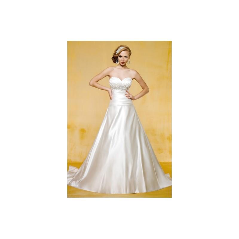 Свадьба - Jasmine SS14 Dress 6 - White Spring 2014 Jasmine Couture Sweetheart A-Line Full Length - Rolierosie One Wedding Store