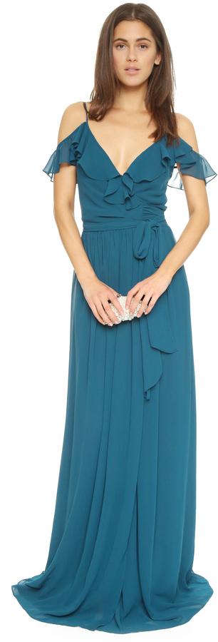 Hochzeit - Joanna August Portia Off Shoulder Wrap Dress