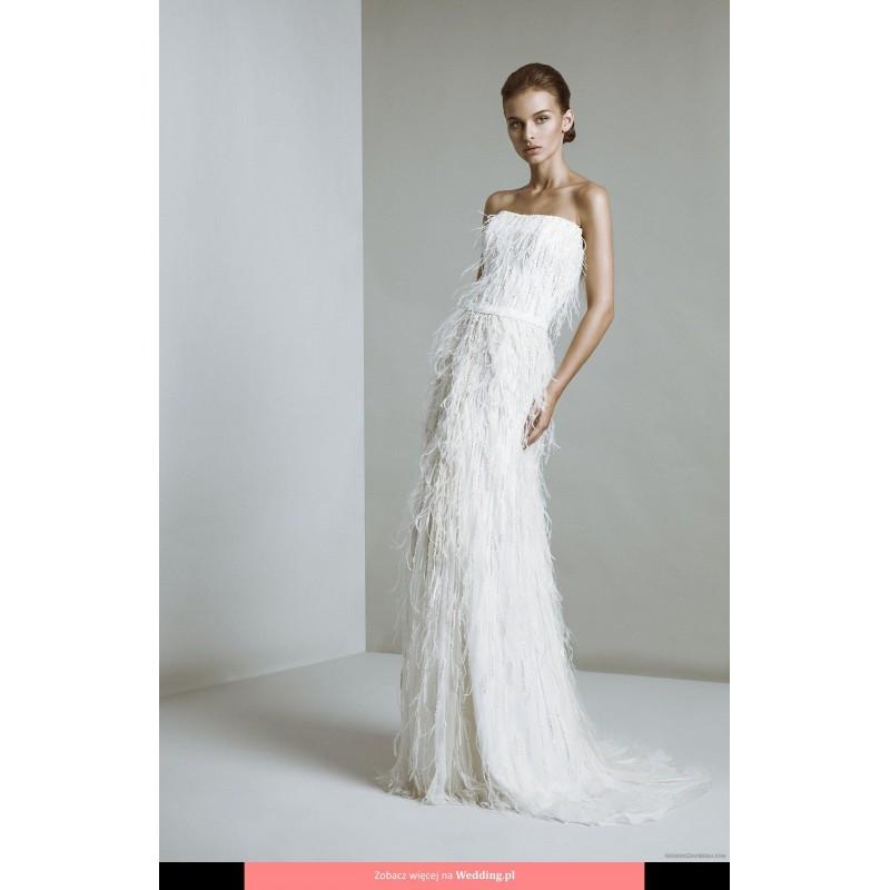 Mariage - Tony Ward Couture - Elsa Tony Ward Bridal 2014 Floor Length Straight Straight Sleeveless Short - Formal Bridesmaid Dresses 2017
