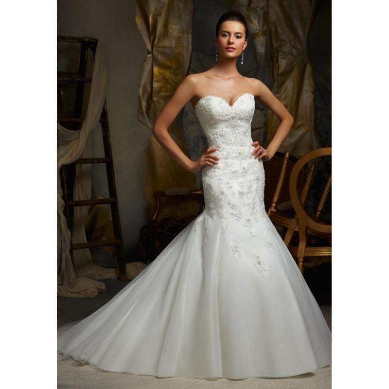 Hochzeit - White Blu Bridal by Mori Lee 5106 - Brand Wedding Store Online