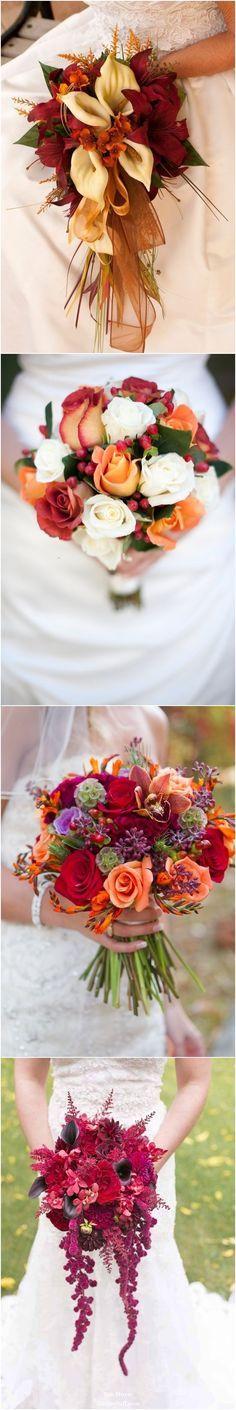 Свадьба - 50 Fall Wedding Bouquets For Autumn Brides