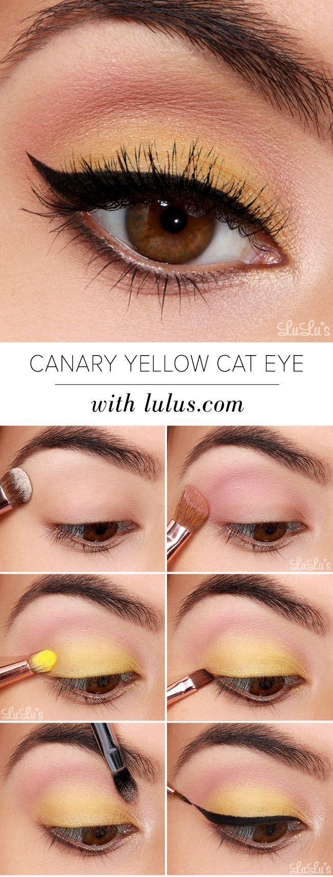 Hochzeit - Canary Yellow Cat Eye