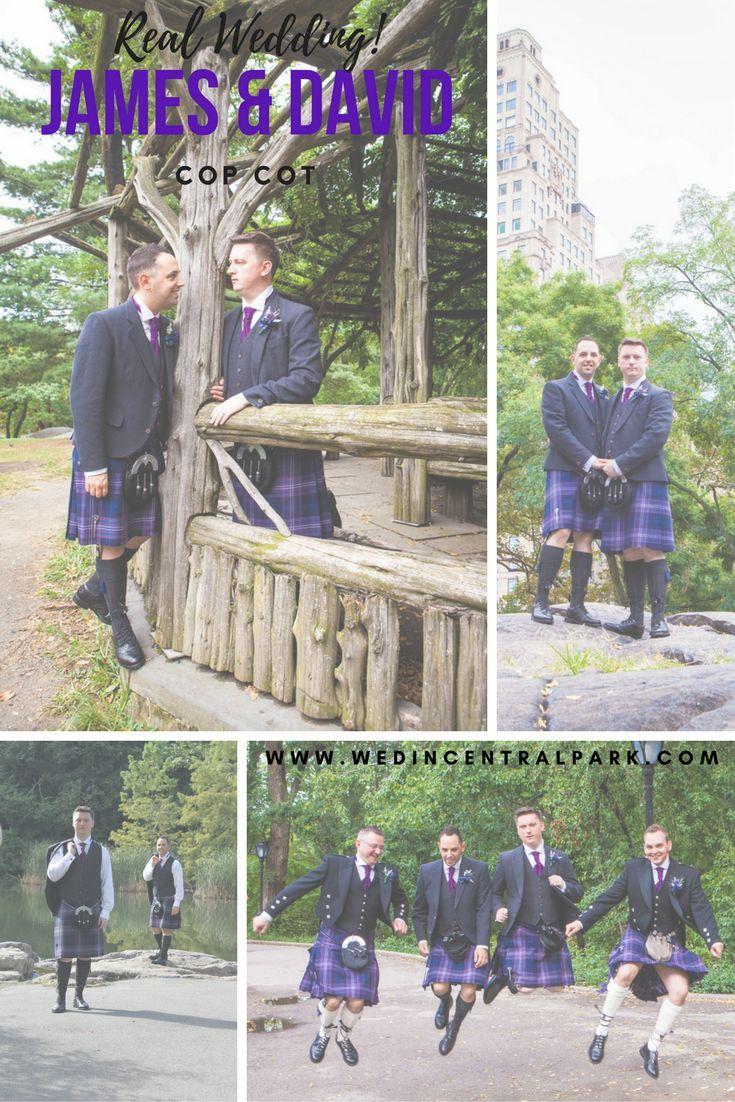 Hochzeit - James And David’s Wedding In Cop Cot, Central Park
